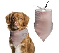 Durable Pet Bandana, Marble Color Rose Gold Print Triangle Scarf for Dogs & Cats, Soft, Stylish & Easy to Wash, Ideal for Walks, Photos & More