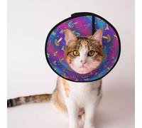 Durable Pet Recovery Neck Collar Trippy Mushroom Psychedelic Magic Art, Soft Dog Cones for Large Medium Small Dogs, Adjustable and Protective, Stop Licking