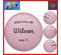 Durable Pink AVP Soft Play Volleyball - Perfect for Adults and Recreational Play