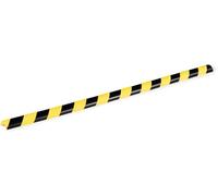 Durable Pipe Protection Profile P30 - Self-Adhesive - Protection Strip Has a Length of 1 Metre - Pack of 5 - Yellow or Black