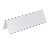 DURABLE Place Card 21 x 29.7 x 10.5 cm PVC (Polyvinyl Chloride) Transparent Pack of 25