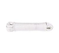 Durable Plastic Clothesline, 7/32 Inch, 50 Feet, White