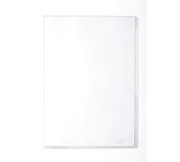 Durable Plastic Cut Flush BUSINESS Document Wallet Folder | 50 Pack | A4 Clear