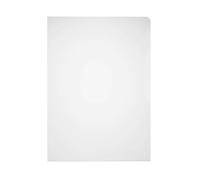 Durable Plastic Cut Flush Document Wallet Folder | 100 Pack | A4 Clear