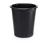 Durable Plastic Recycling Waste Paper Bin | 13 Litre | Black