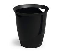 Durable Plastic Waste Recycling Bin - 16 Litre - Black | Size: 1 Pack Durable Black 1 Pack