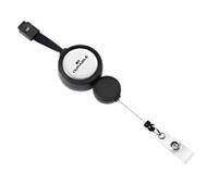 DURABLE Plus Badge Reel 0.9 m Black Pack of 10