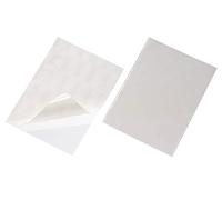 Durable POCKETFIX Self Adhesive A4 Pockets - German-Made Sticky Back Plastic Filing Holder Wallets Stick on Pouch - Pack of 50