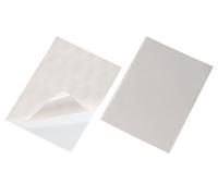 Durable POCKETFIX Self-Adhesive Clear Label Sleeve Pockets | 10 Pack | A4