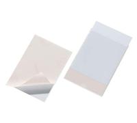 Durable POCKETFIX Self-Adhesive Clear Label Sleeve Pockets | 10 Pack | A6