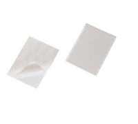 Durable POCKETFIX Self-Adhesive Clear Label Sleeve Pockets | 25 Pack | A5