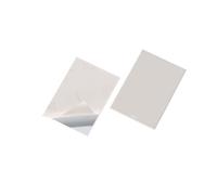 Durable POCKETFIX Self-Adhesive Clear Label Sleeve Pockets | 25 Pack | A6