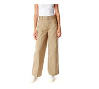 Durable Poly-Cotton Work Trousers- female- Dickies- Wide Trousers- Beige- W27- Trousers W27