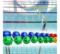 Durable Pool Safety Rope with Floats - Adjustable 26ft Wire Rope for Deep & Shallow End Separation, Ideal for Inground & Above Ground Pools