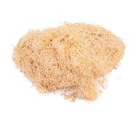 Durable Poplar Wood Wool Cushion for Pet Reptile Supplies Perfect for Snakes and Lizards 400g White