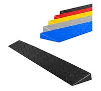Durable Portable Threshold Ramp for Wheelchairs & Scooters - 1-10cm Rise Black Mat Ideal for Indoor Use & Robot Vacuums - Easy Access for Electric Vehicles & Mobility Aids