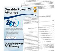 Durable Power of Attorney DIY Legal Form with Simple Instructions