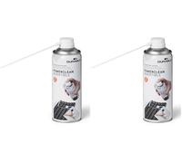Durable POWERCLEAN Invertible Air Duster - 200ml Compressed Air Can - Easy to Use PC Cleaner - Clears Dust and Dirt Quickly (Pack of 2)