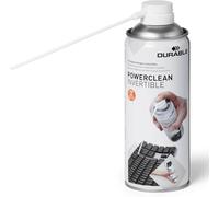 Durable POWERCLEAN Invertible Air Duster - 200ml Compressed Air Can - Easy to Use PC Cleaner - Clears Dust and Dirt Quickly