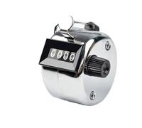 Durable PP Tally Counter, 4-Digit Mechanical Clicker | No Battery Needed for Inventory, Gym, Crowd & Attendance Counting | Handheld Click Counter (Silver)