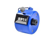 Durable PP Tally Counter, 4-Digit Mechanical Clicker | No Battery Needed for Inventory, Gym, Crowd & Attendance Counting | Handheld Click Counter (Blue)