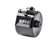 Durable PP Tally Counter, 4-Digit Mechanical Clicker | No Battery Needed for Inventory, Gym, Crowd & Attendance Counting | Handheld Click Counter (Black)