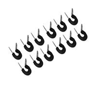 Durable Practical Useful Brake Pipe Clips Metal P Clips Rubber Lined 5/16inch (5mm) Lines