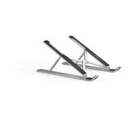 Durable Laptop Stand Rise, Ergonomic & Foldable Laptop Stand, Silver