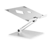 Durable Premium Aluminium Laptop Stand Rise | Contemporary Desktop Stand in Silver Durable Silver