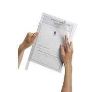 Durable Premium Clear PP Report Covers | 50 Pack | A4 Transparent