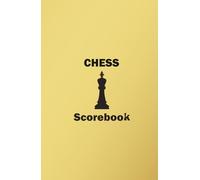 Durable Premium Golden Chess Scorebook - 5.5"x8.5" Hardcover Notebook for Game Recording: Unique, Long-Lasting Notebook for Beginners, Enthusiasts & Tournament Players-Perfect Gift for Chess Lovers