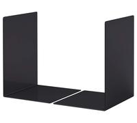 Durable Large Bookends | Pack of 2 Book Holders in Black | 160 x 220 x 160 mm (W x H x D) | Perfect for Keeping Books Neat and Tidy