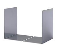 Durable L Size Bookends - Silver
