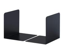 Durable Premium Heavy Duty Small Metal Shelf Bookends | 2 Pack | Black Durable Black S