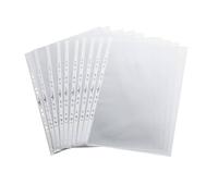 Durable Premium Punched Pockets for Table Flipcharts - 10 Pack - A3 Landscape in Clear Durable Clear 10 Pack