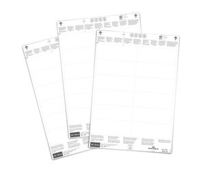 Durable Printable Insert Sheets for Ticket Holders | 240 Labels | 100 x 38 mm