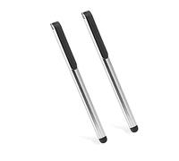 Durable Procededed2 Pcs Portable Capacitive Touch Screen Stylus Pen Silver Solid and Practical