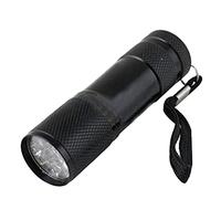 Durable ProcessedMini Detection 9 LED UV Ultra Violet Flashlight Blacklight Torch Light Lamp Durable and Useful (D0O1030114O)