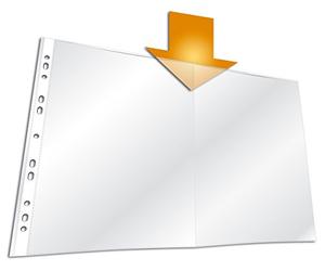 DURABLE Prospekthülle Business A3 PP Btl, à 10 5 Beutel à 10 St, 267119 Brand