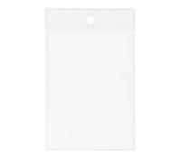 Durable Protective Label Holder with Hanging Hole A7, Pack of 100 | Clear Document Holders for Labelling Racking and Cages, Transparent and Scannable, Portrait, Made in Germany
