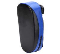 Durable PU EVA Sponge Kick Pad, Boxing Foot Target for Taekwondo Sanda Training, Thickened Arc Surface with Ergonomic Grip Handle, Adjustable Hook and Loop Fasteners for