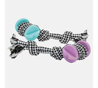 Durable Puppy & Dog Pastel Tug & Chew Toy - Safe Teething Toy for Puppies & Small Dogs - Ideal for Chewing, Teething, Tug-of-War, Fetch - Soft Pastel Colours, Washable, Gentle on Gums, Fun Design