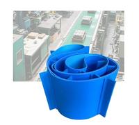 Durable PVC Conveyor Belt Replacement WearResistant Feed Belt for Workshop Assembly Line OType Roll for Factory & Agriculture (Blue 5x0.6m / 197x24in)