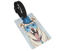 Durable PVC Luggage Id Tags for Suitcases TSA Approved, Personalized Travel Bag Identifier for Suitcases Backpacks, French Bulldog Luggage Tag,Tear-Resistant Contact Info Tag Holder for Kids