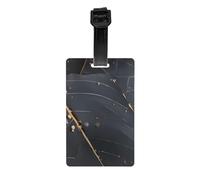 Durable PVC Luggage Tag with Full Enchanted Plant Leaves Print Design for Easy Bag Identification and Travel Accessories