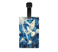 Durable PVC Luggage Tags Personalized Bag Tags for Suitcases, Travel and More Easy to Identify, Full-Print Design Martin Luther King Day