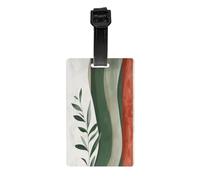 Durable PVC Luggage Tags Personalized Bag Tags for Suitcases, Travel and More Easy to Identify, Full-Print Design Italy Flag
