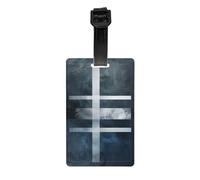 Durable PVC Luggage Tags Personalized Bag Tags for Suitcases, Travel and More Easy to Identify, Full-Print Design Flag of Northern Ireland