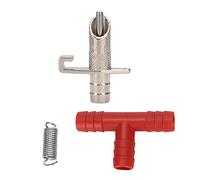 Durable Rabbit Water 100PCS Automatic Duck Mouth Drinker Rabbit Watering System for Cage Rabbits Rats Small Animals Labor-saving Poultry Water Feeding Supplies (Chrome plated rabbit water fountain)