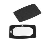 Durable Recycled Card ECO Name Badges with Printable Inserts | 20 Pack | 40x75mm